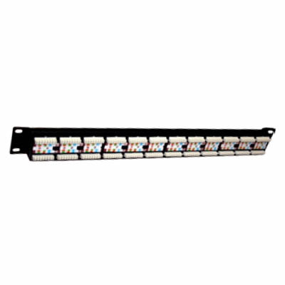 Patch Panel 24 Puertos Utp Cat 5e